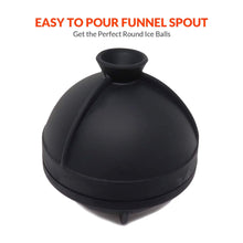 Load image into Gallery viewer, Ice Ball Mold - 2.5 inch Round Sphere Large Silicone Ice Cube Tray, BPA Free Non-Toxic - Easy to Fill Molds that make Massive Sized Whiskey Ice, for Cocktails & All Beverages (Pack of 2)
