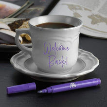 Load image into Gallery viewer, Wine Glass Markers - Pack of 8 Wine Glass Marker Pens Metallic Colors Best Wine Charms Alternative - Fun Wine Accessories - No Smearing & Fast Drying